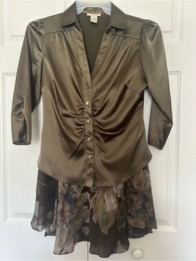 Vertigo Paris Blouse w/ Ralph Lauren Skirt